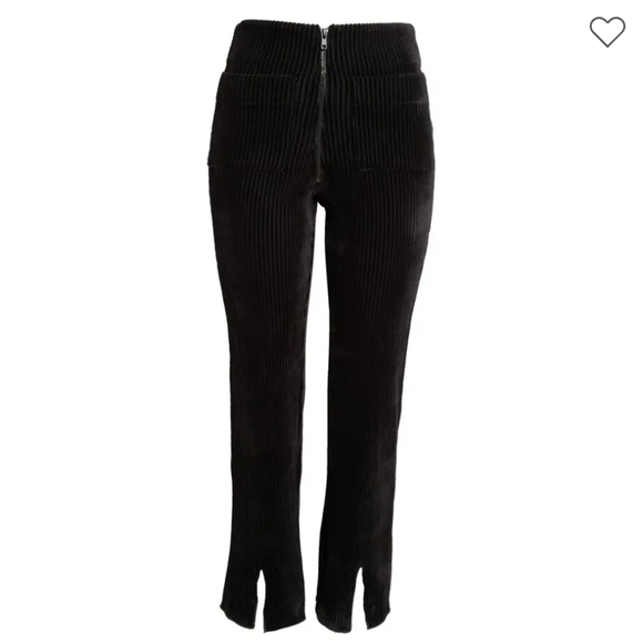 KkCo Canyon front  Slit Corduroy Ankle Pants Sz M NWT - Picture 5 of 14